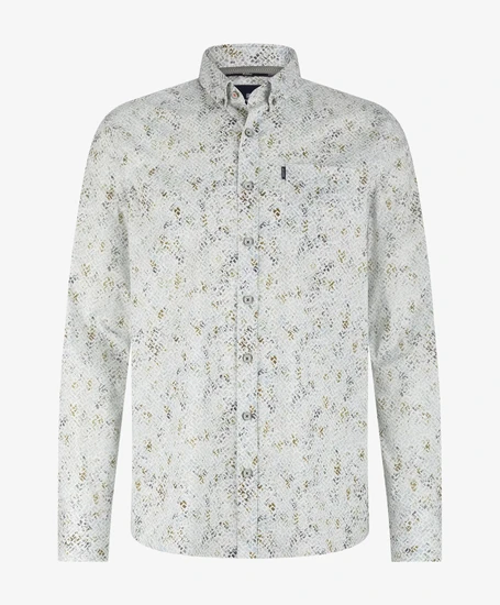 State of Art Overhemd Allover Print Regular Fit