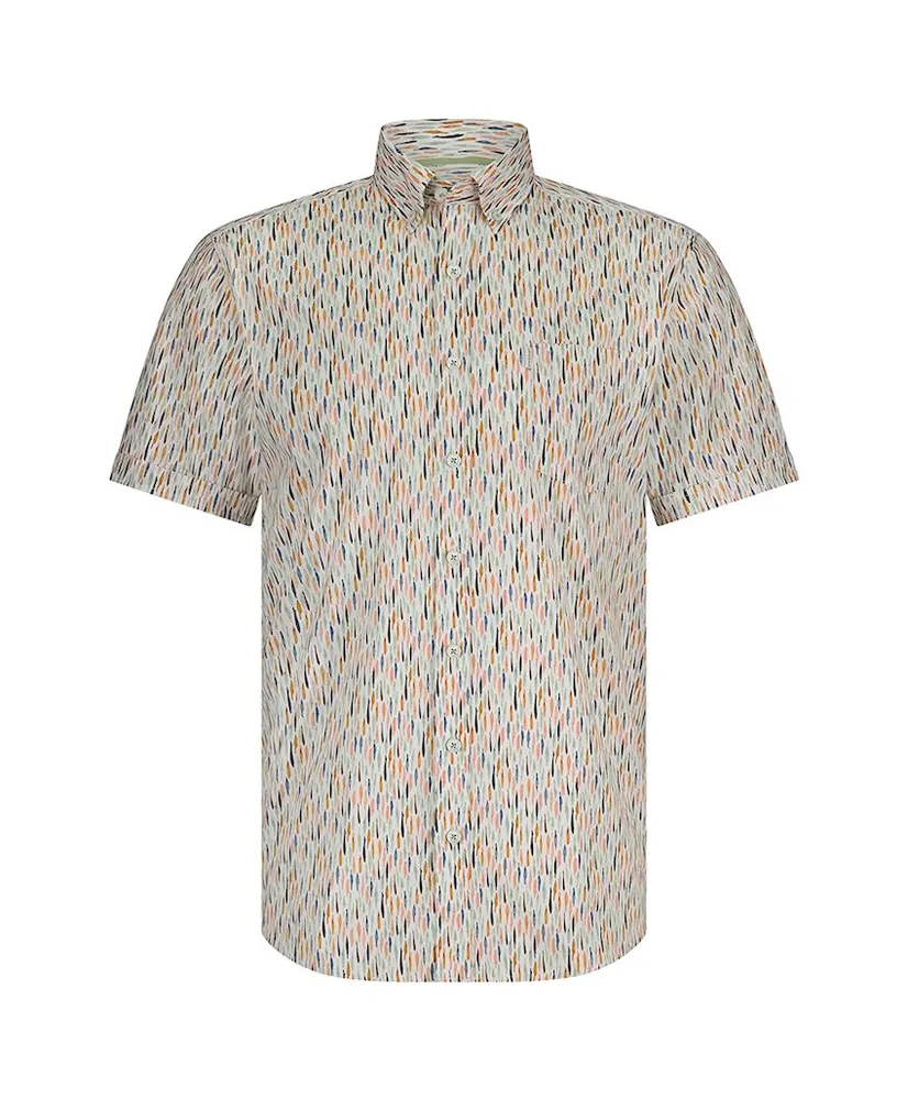 State of Art Overhemd Allover Print Regular Fit