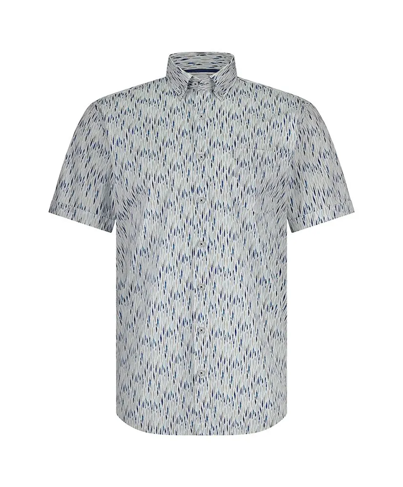 State of Art Overhemd Allover Print Regular Fit