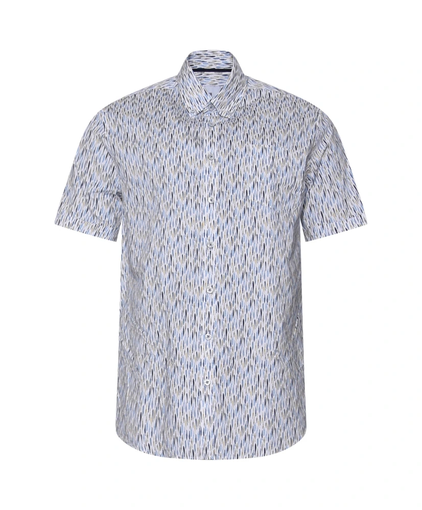 State of Art Overhemd Allover Print Regular Fit