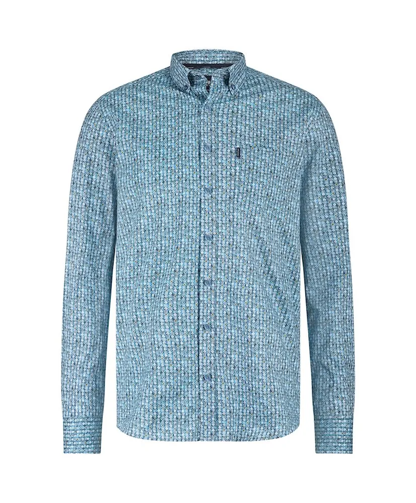 State of Art Overhemd Allover Print Regular Fit