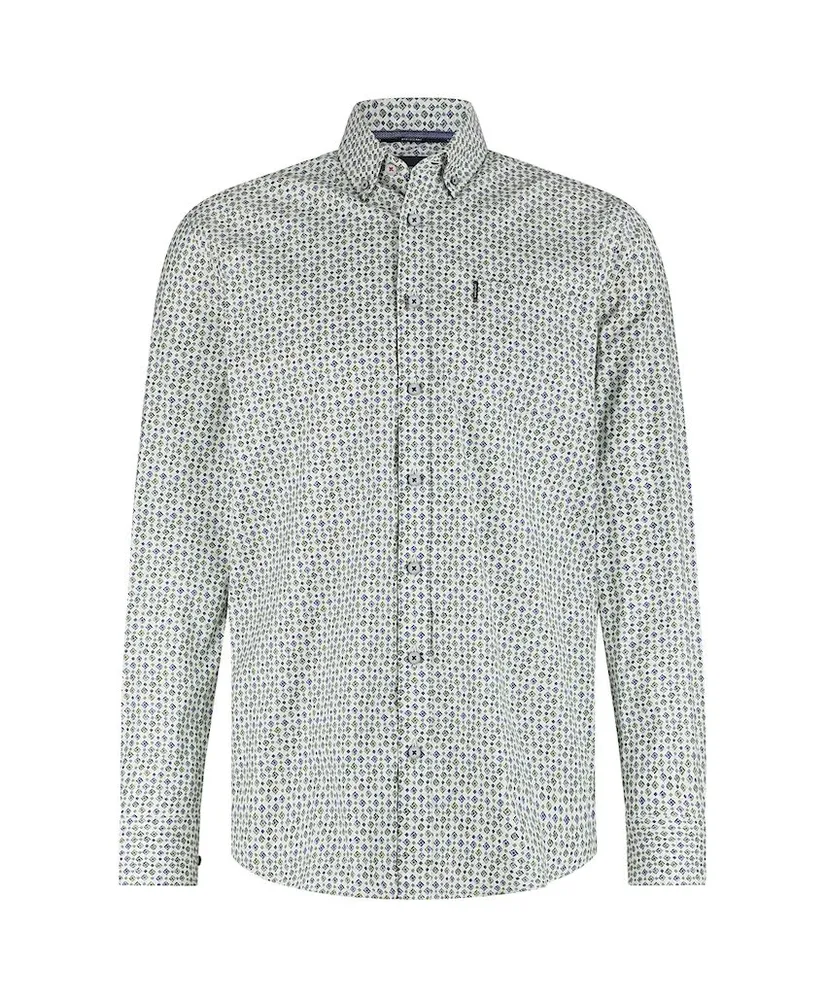 State of Art Overhemd Allover Print Regular Fit