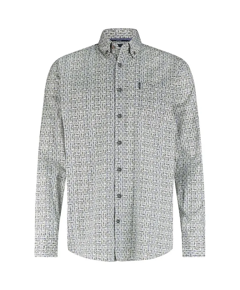 State of Art Overhemd Allover Print Regular Fit