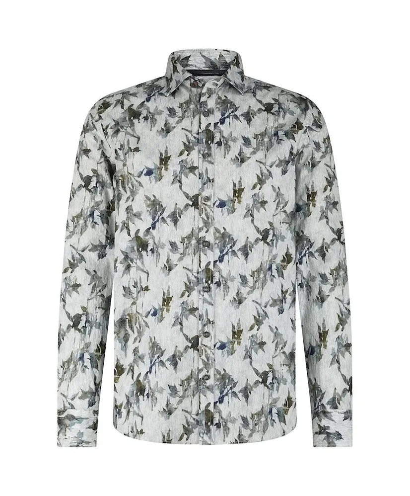 State of Art Overhemd Allover Print Regular Fit