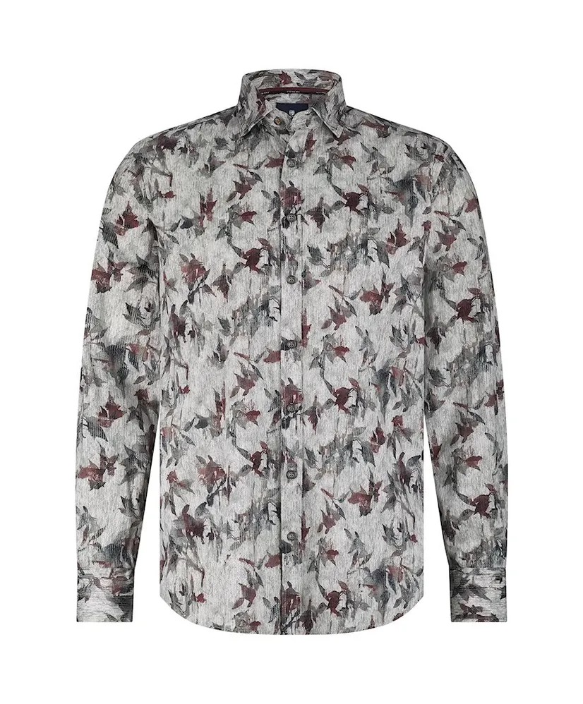 State of Art Overhemd Allover Print Regular Fit