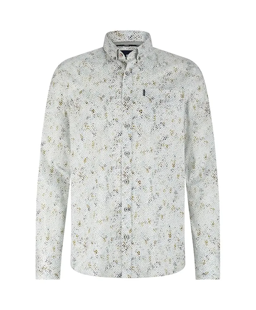 State of Art Overhemd Allover Print Regular Fit