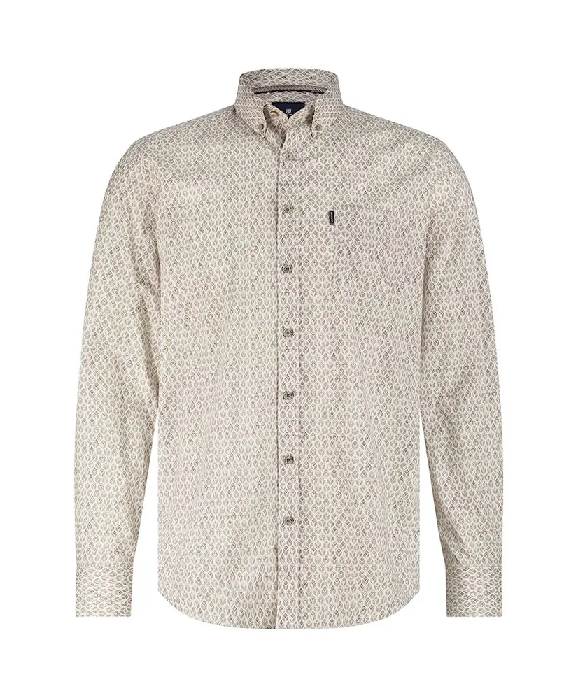 State of Art Overhemd Allover Print Regular Fit