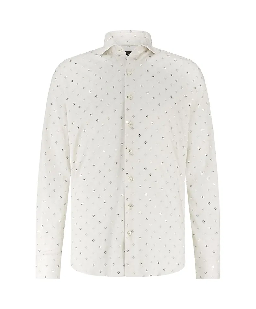 State of Art Overhemd Allover Print Regular Fit