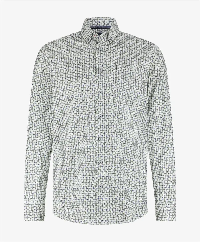 State of Art Overhemd Allover Print Regular Fit