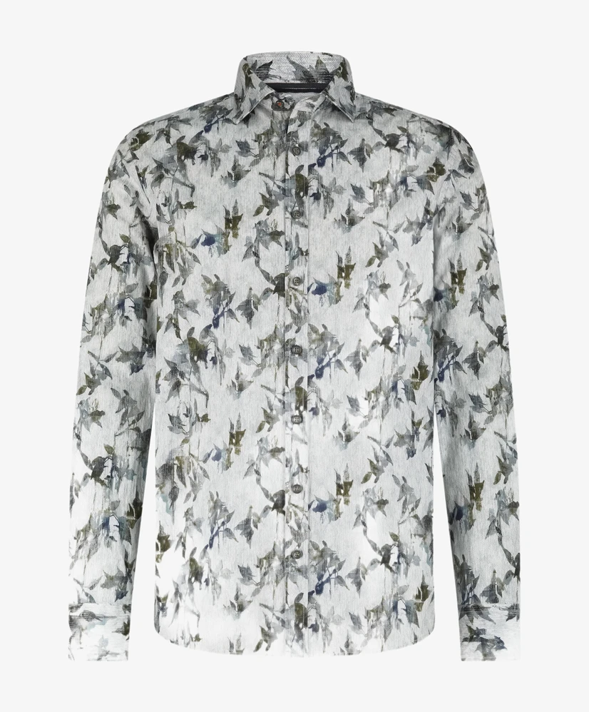 State of Art Overhemd Allover Print Regular Fit