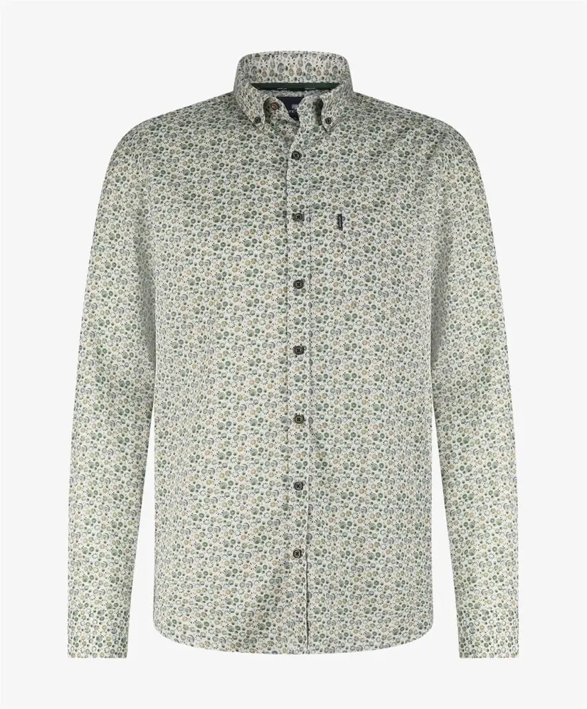 State of Art Overhemd Allover Print Regular Fit