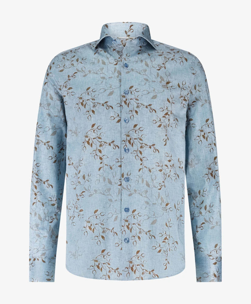 State of Art Overhemd Allover Print Regular Fit