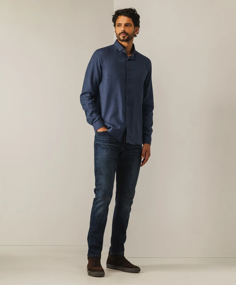 State of Art Overhemd Effen Regular Fit