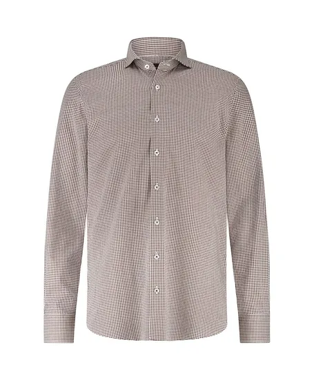 State of Art Overhemd Geruit Regular Fit
