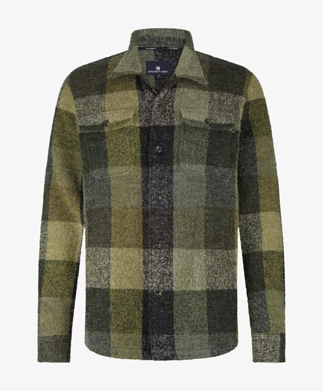 State of Art Overhemd Geruit Regular Fit