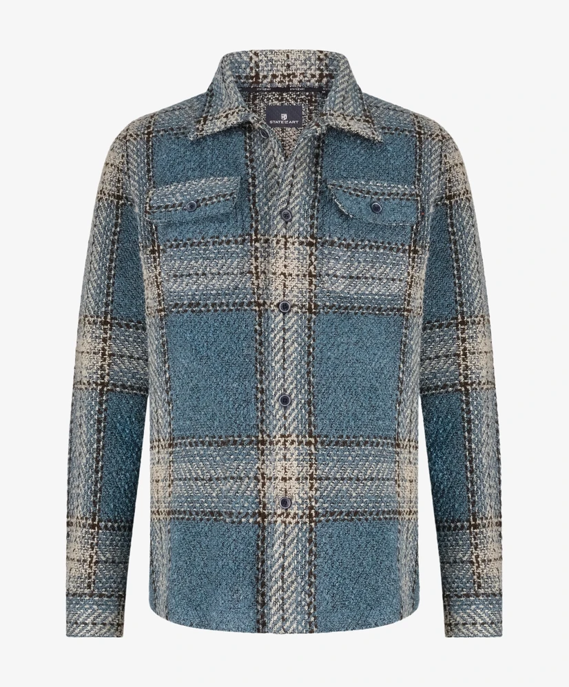 State of Art Overhemd Geruit Regular Fit