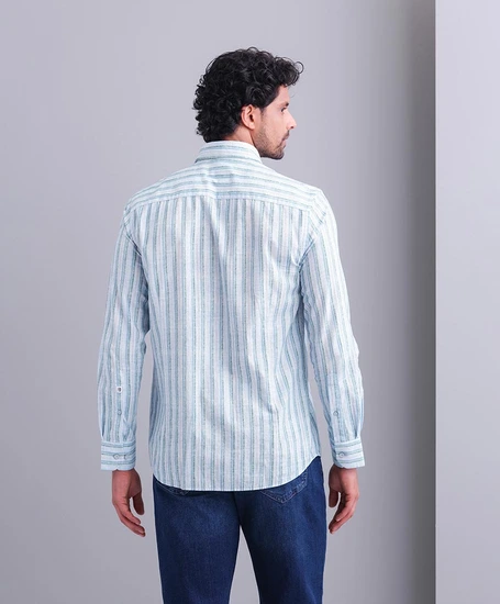 State of Art Overhemd Gestreept Regular Fit