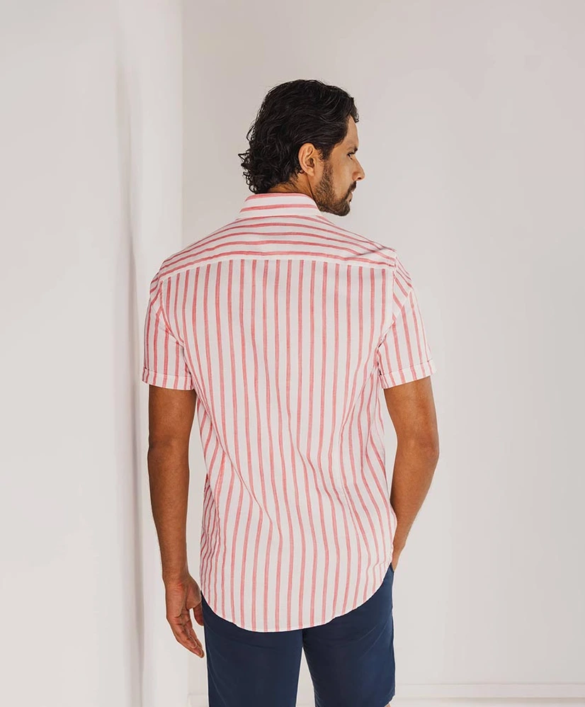 State of Art Overhemd Gestreept Regular Fit