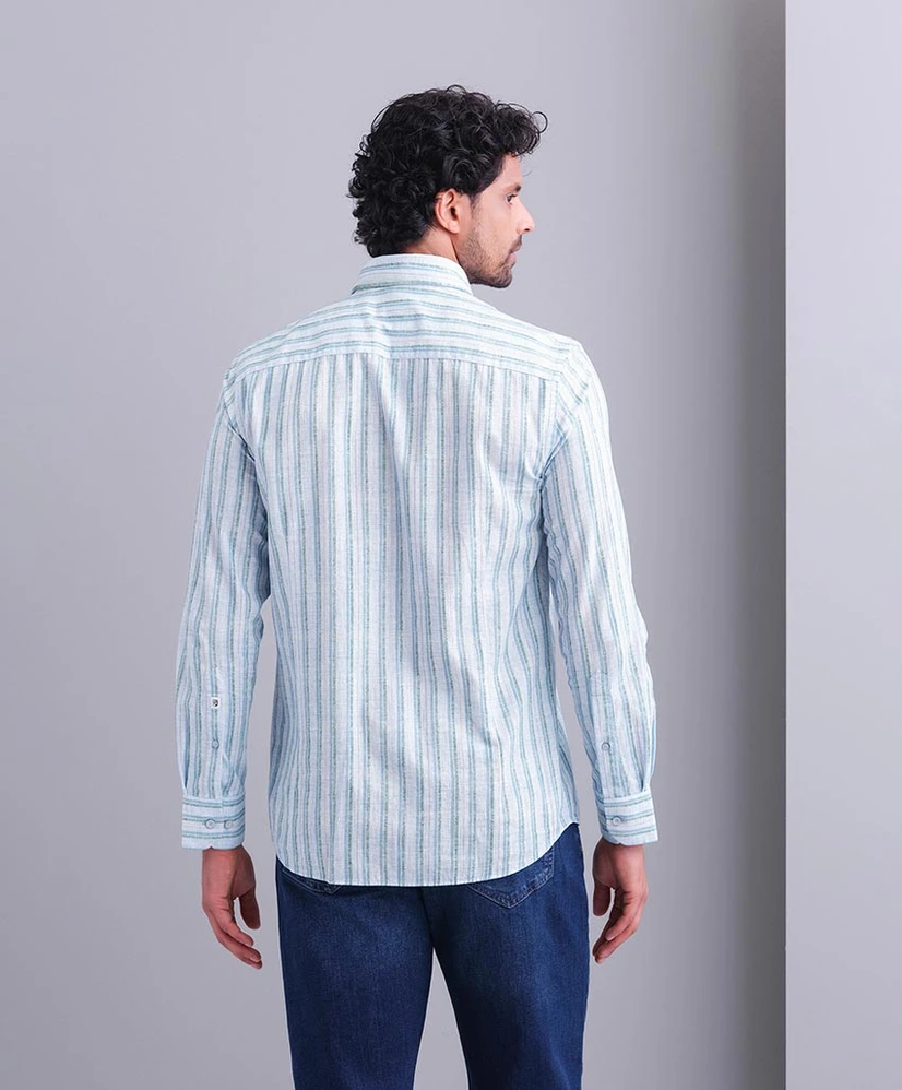 State of Art Overhemd Gestreept Regular Fit