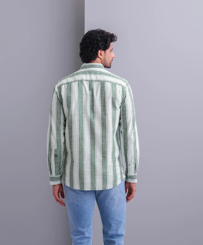 State of Art Overhemd Gestreept Regular Fit
