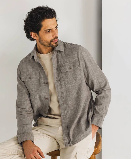 State of Art Overshirt Gemêleerd