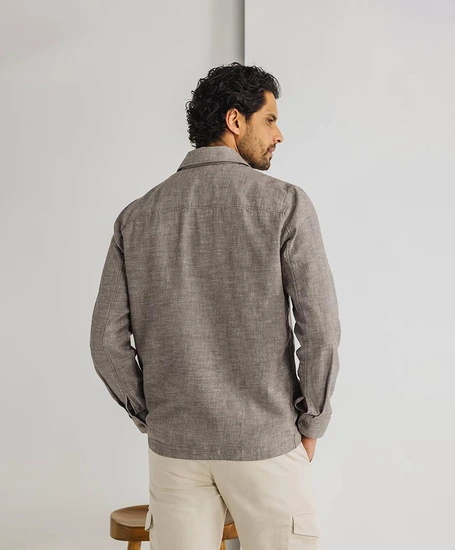 State of Art Overshirt Gemêleerd