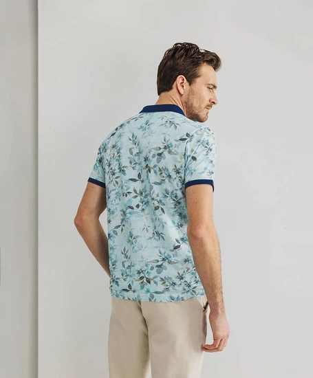 State of Art Polo Bloemenprint