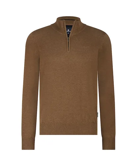 State of Art Trui Half-Zip Effen