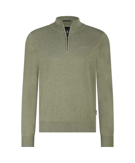 State of Art Trui Half-Zip Effen