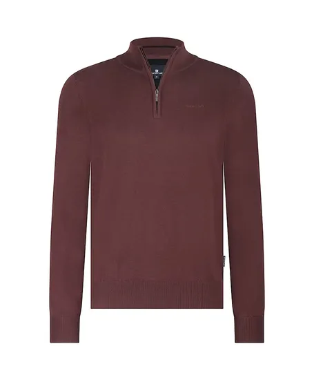 State of Art Trui Half-Zip Effen