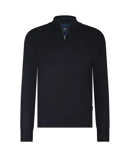 State of Art Trui Half-Zip Effen