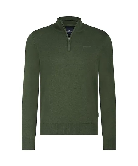 State of Art Trui Half-Zip Effen