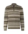 State of Art Trui Half-Zip Gestreept