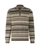 State of Art Trui Half-Zip Gestreept