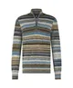 State of Art Trui Half-Zip Gestreept