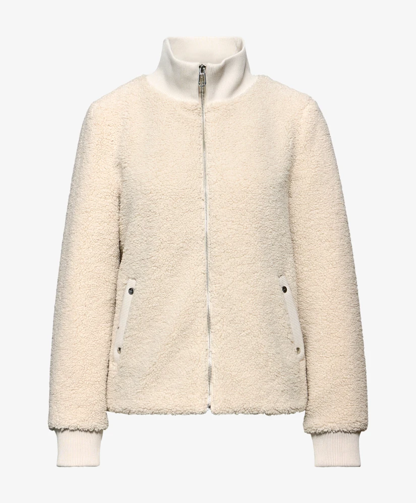Street One Blazer LM Teddy Jkt w. Knit Details