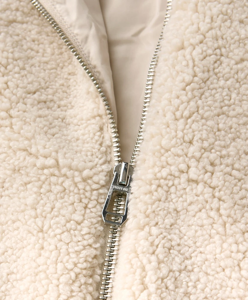 Street One Blazer LM Teddy Jkt w. Knit Details