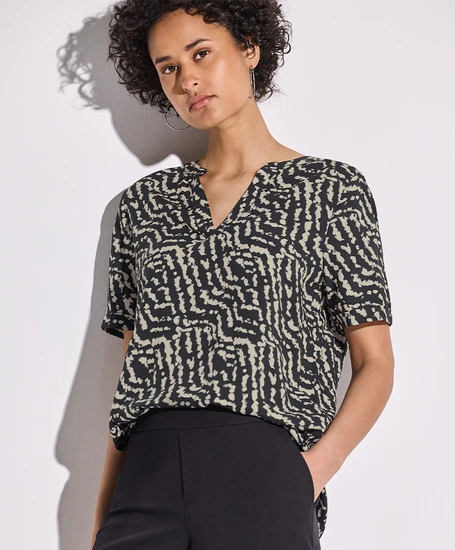Street One Blouse Allover Print