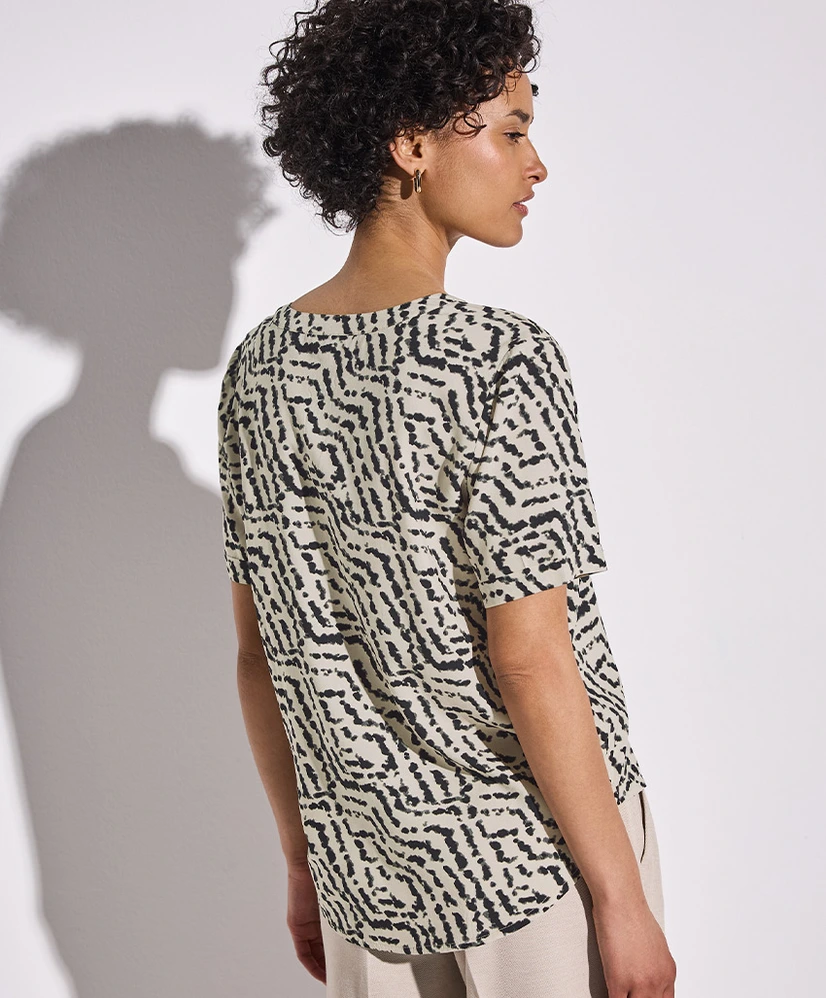 Street One Blouse Allover Print