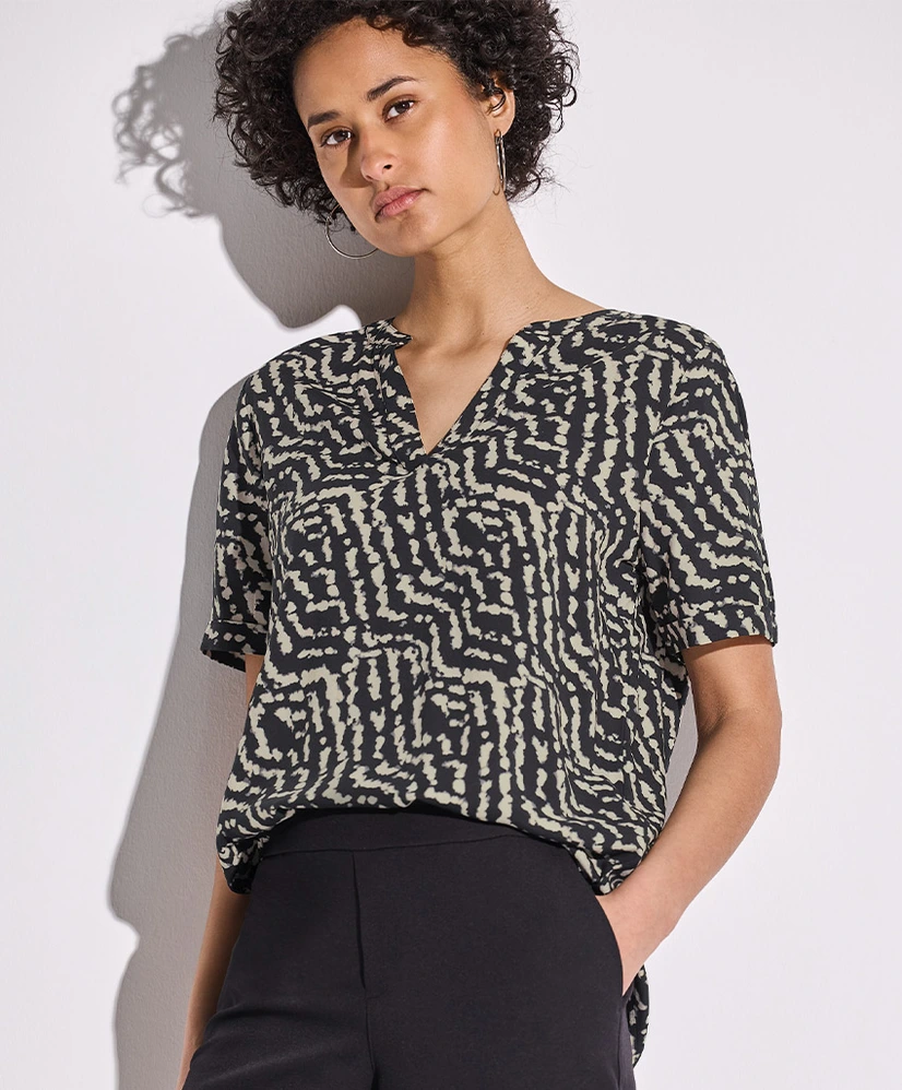 Street One Blouse Allover Print