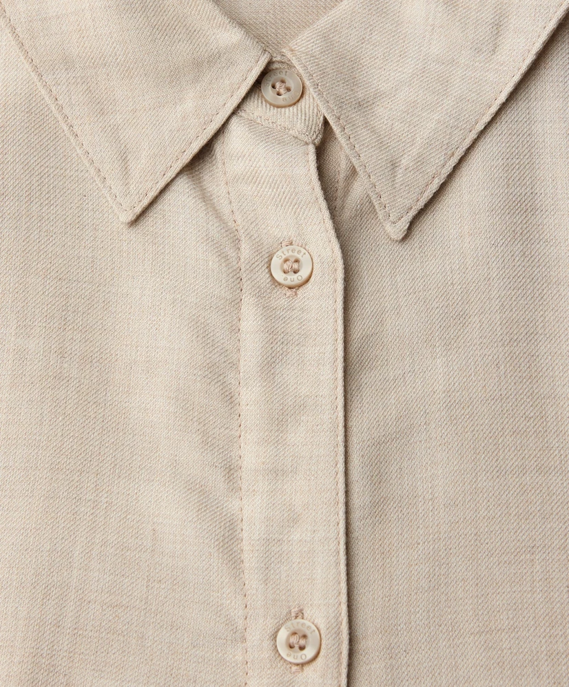 Street One Blouse LM LTD QR Melange shirtcollar bl