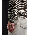 Street One Blouse Zebra Print