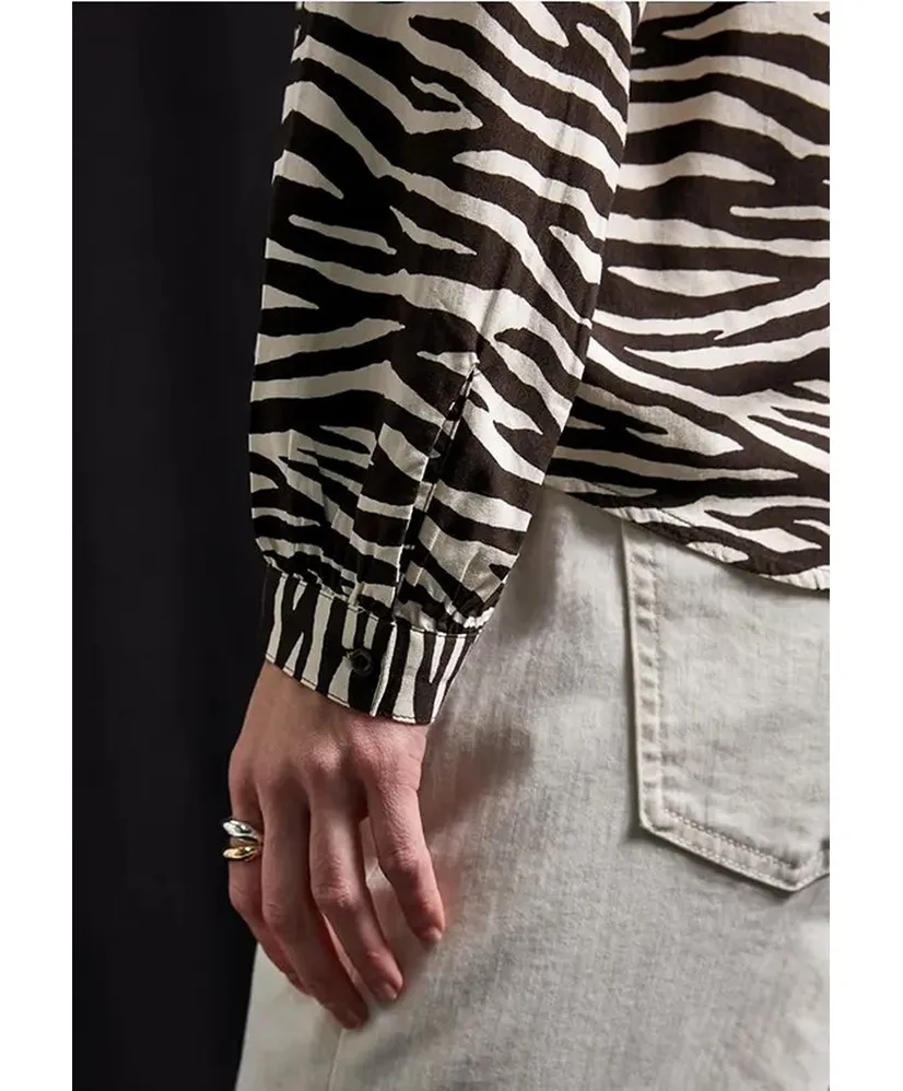 Street One Blouse Zebra Print