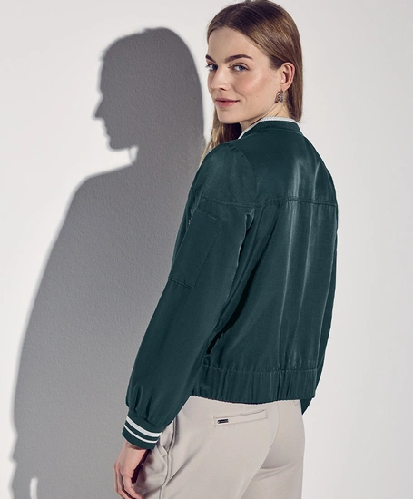 Street One Bomber Jack Satin