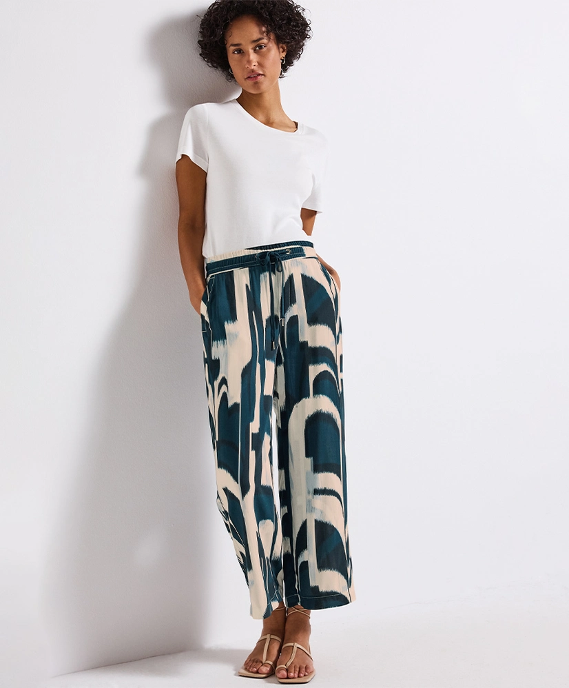Street One Broek Allover Print Emee