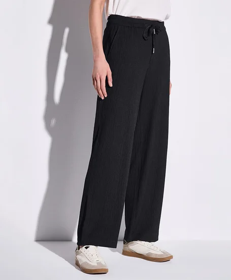 Street One Broek Crinkle Wide Leg