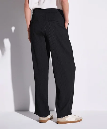 Street One Broek Crinkle Wide Leg