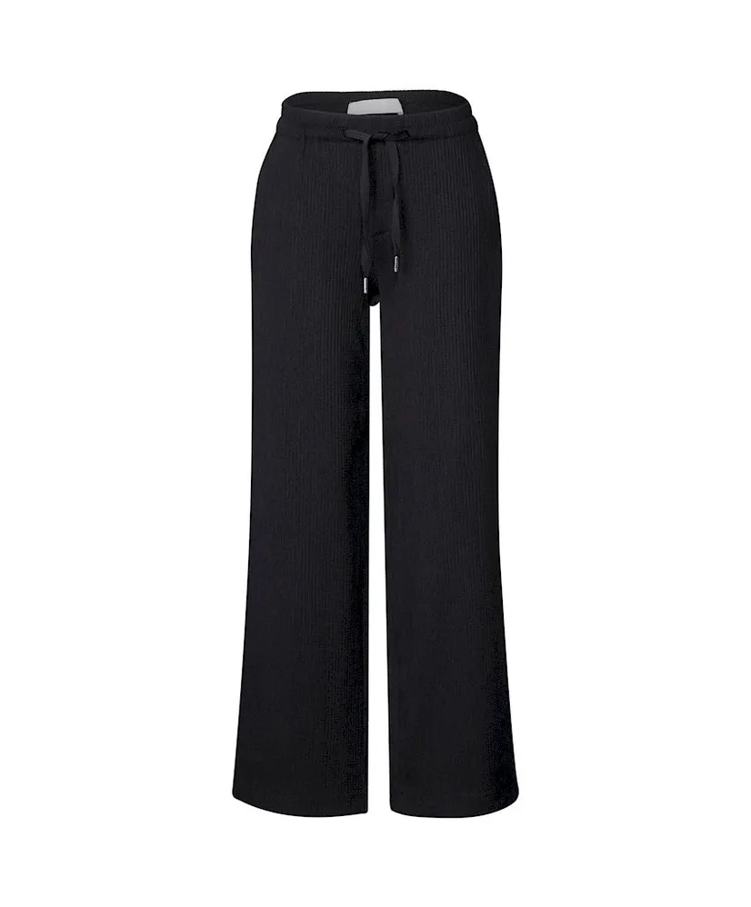 Street One Broek Crinkle Wide Leg