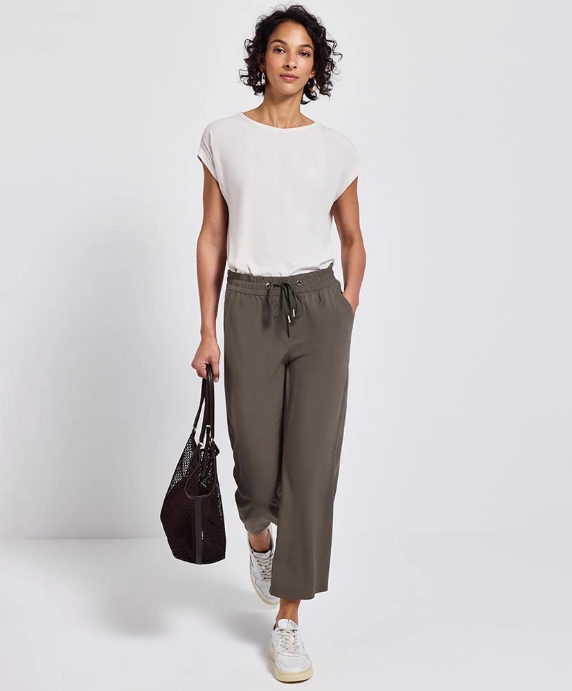 Street One Broek Style QR Emee SOLID HW Wide Le