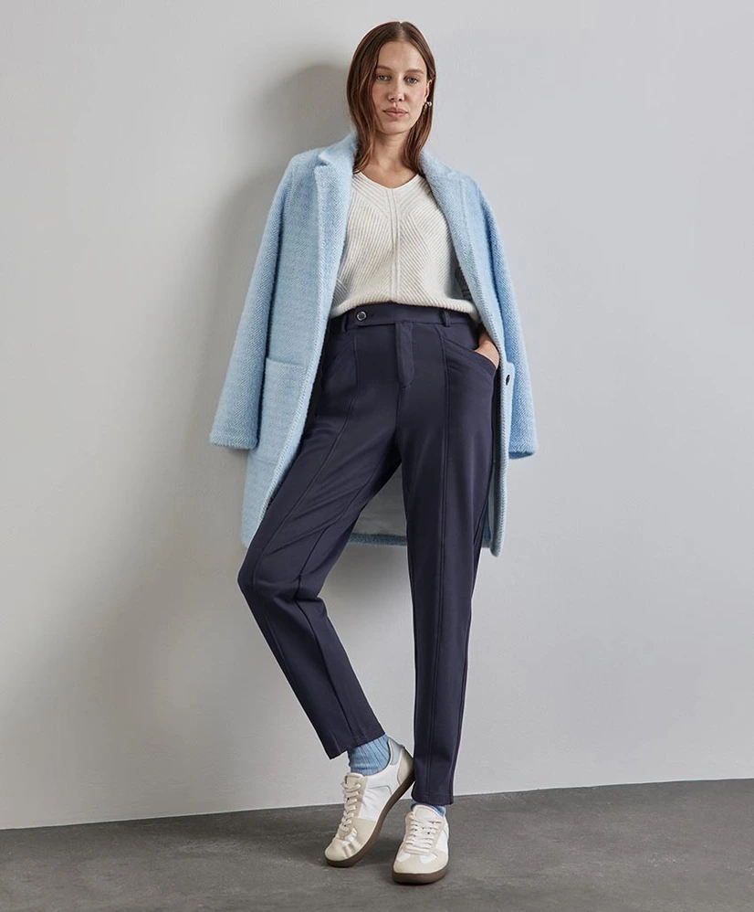 Street One Broek Tapered Leg Punto di Roma HW